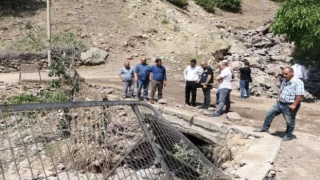 Manisa Demirci’de yaşanan sel sonrası taşkın önlemi!