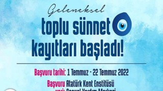 Çorlu Belediyesi toplu sünnet şöleni için kayıt başvuruları devam ediyor. Kayıtlar 22 Temmuz 2022 Cuma günü sona erecek.