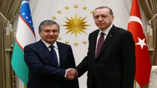 Cumhurbaşkanı Erdoğan Özbek mevkidaşıyla görüştü