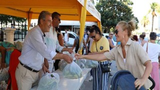 Didim Belediyesi’nin Yetiştirdiği Ürünler Vatandaşlara Dağıtıldı