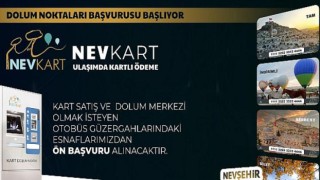 Nevşehir Özel Halk Otobüsleri İçin Nevkart Satış ve Dolum Merkezi Olmak İsteyen Esnafların Başvuruları Alınacak