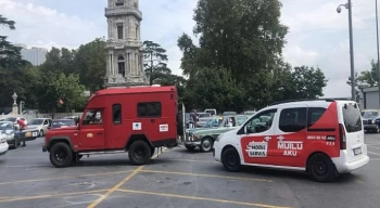 İstanbul’un kalbi Dolmabahçe’de İpek Yolu Rallisi heyecanı yaşandı