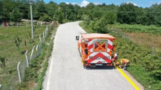 Kocaeli’nin kırsal yolları daha güvenli hale getiriliyor