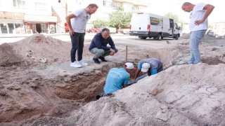 Nevşehir’de alt yapı çalışmalar sürüyor