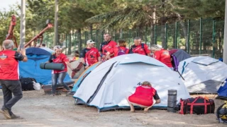 ’Zafer Yürüyüşü’ için Afyon Yeşilçiftlik’te çadırlar kuruldu