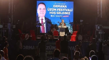 Başkan Böcek 55. Ormana Üzüm Festivali’ne katıldı