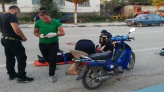 Bilecik Pazaryeri’nde köpeğe çarpan motosiklet sürücüsü yaralandı