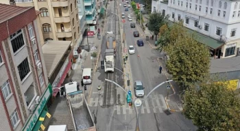 Darıca FSM Caddesinde yol onarımı