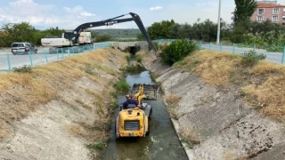 Manisa Soma’da su taşkınlarına karşı derelerde önlem