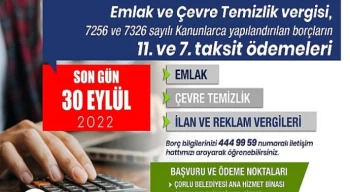 Çorlu Belediye Başkan Yardımcısı Kum uyardı: Taksit Ödemelerinizi Unutmayın