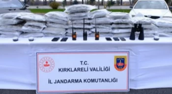 Kırklareli’de Jandarma’dan uyuşturucu kaçakçılığına operasyon