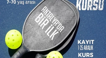 Antalya Büyükşehir Belediyesi Pickleball kursu düzenleyecek