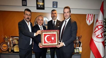TFF Başkanı Mehmet Büyükekşi’den Antalyaspor’a Ziyaret