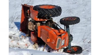 Bursa Orhaneli’de traktör devrildi: 1 ölü