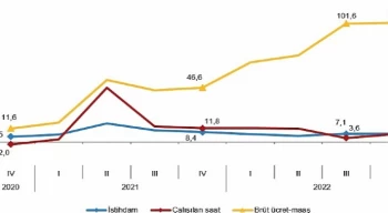 İstihdam endeksi yıllık %7,3 arttı