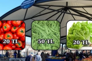 Değirmenköy Pazarı meyve ve sebze fiyatları (20.09.2023)
