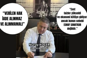 SİBESO Başkanı Nuray Koçer'den yeni faiz oranlarına eleştiri