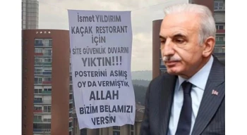 Ümraniye’de pankart krizi! Site Yönetimi, Belediye ve Restoran karşı karşıya...