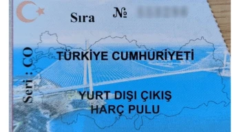 Yurt dışı çıkış harcında pulla ödeme devri bitiyor!