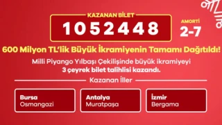 Büyük ikramiyeyi 3 il paylaştı! İşte talihli numara!