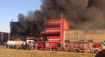 Kırklareli’nde oyuncak fabrikasında yangın