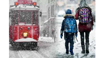 İstanbul’da eğitime kar engeli!