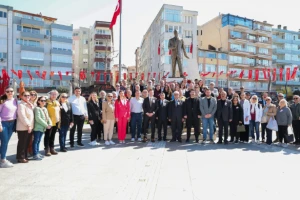 Başkan Balcıoğlu, 14 Mart Tıp Bayramı Çelenk Sunma Törenine Katıldı