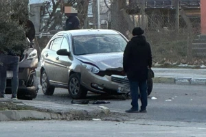 Değirmenköy’de Maddi Hasarlı Trafik Kazası