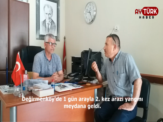 Şenol Köroğlu ile yangınlar hakkında röportaj